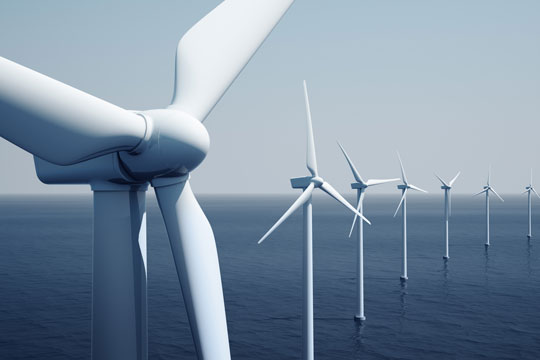 offshore wind turbines