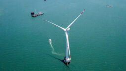 10-MW offshore wind turbine at the Fuqing Xinghua Bay